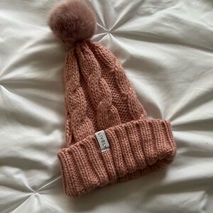 Pink Pom Pom Beanie